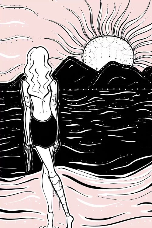 Bohemian Sunset by Sabina Fenn wall art