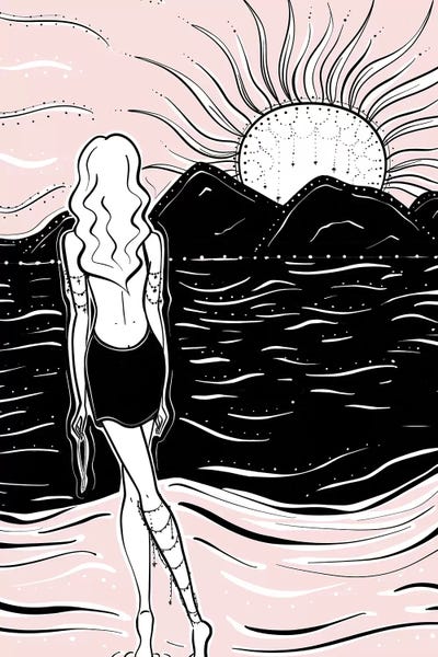 Women's Swimsuits: Bohemian Sunset by Sabina Fenn