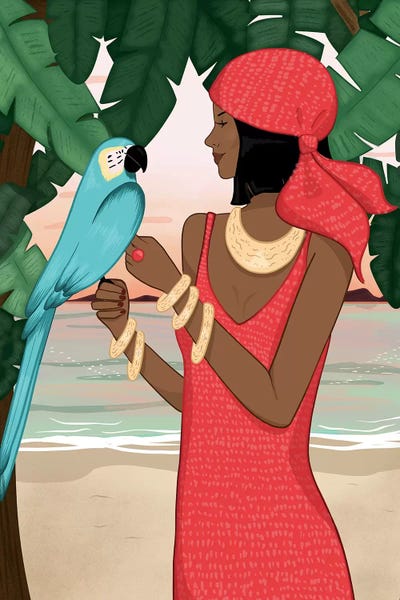 Parrots: Tropical Daydream by Sabina Fenn