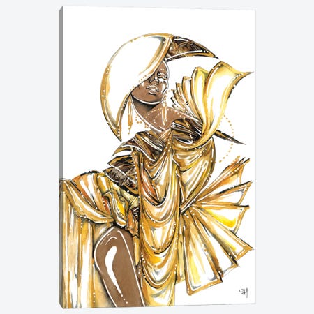 Bronze Goddess Canvas Print #SAH45} by Samuel Harrison Art Print