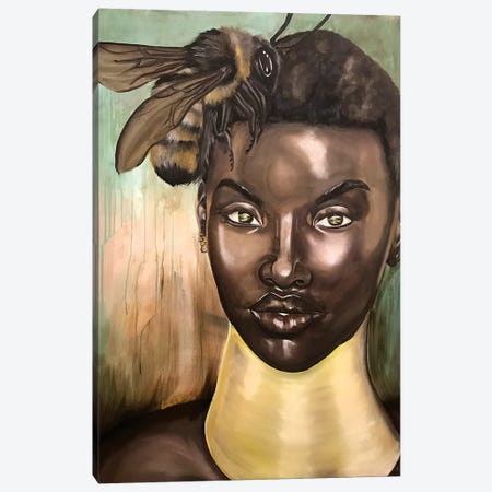 Honey, I Love Canvas Print #SAL10} by Stina Aleah Canvas Print