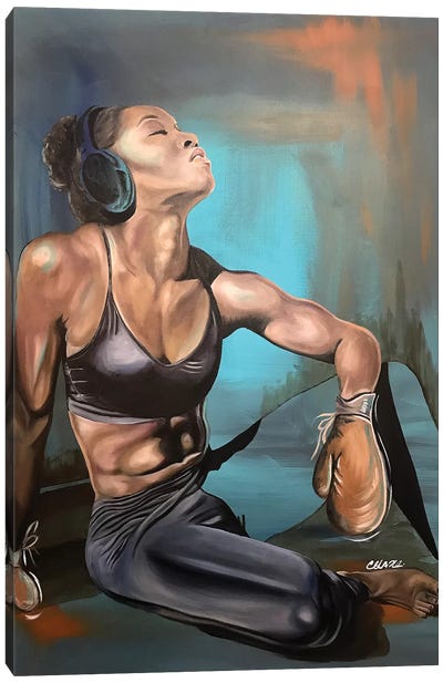 Tianna Canvas Art Print - Gym Art