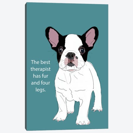 Therapist Canvas Print #SAP105} by Sketch and Paws Canvas Print