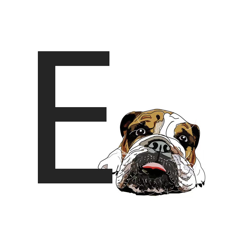 E Is For English Bulldog