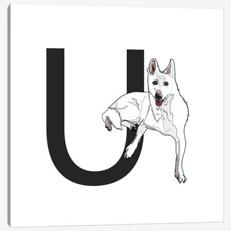 U Is For Utonagan Canvas Print #SAP130} by Sketch and Paws Art Print