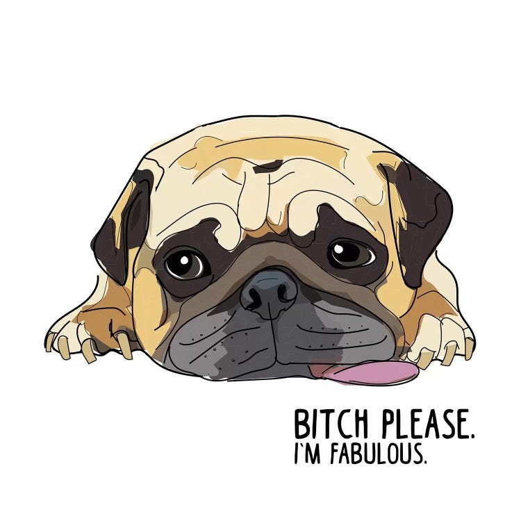 Bitch Please Pug