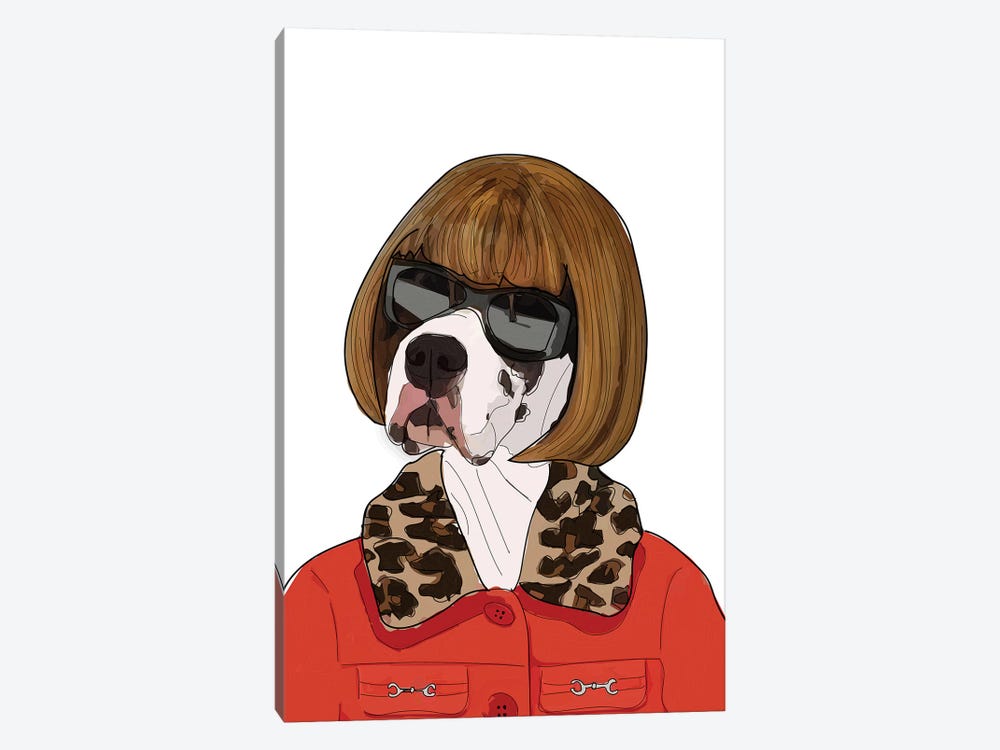 Anna Barktour by Sketch and Paws 1-piece Art Print