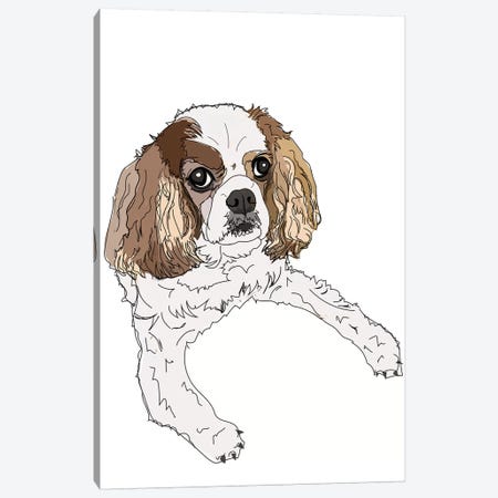 Cavalier Canvas Print #SAP23} by Sketch and Paws Canvas Art
