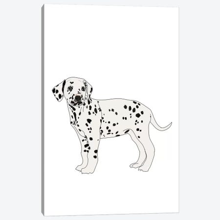 Dalmatian Canvas Print #SAP35} by Sketch and Paws Canvas Wall Art