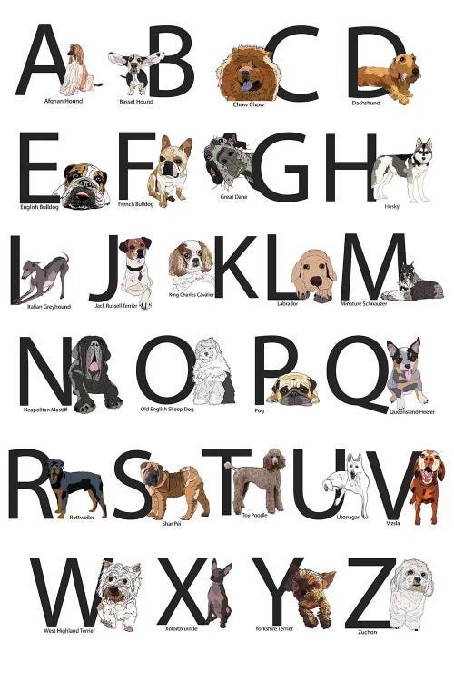 Dog Breed Abcs