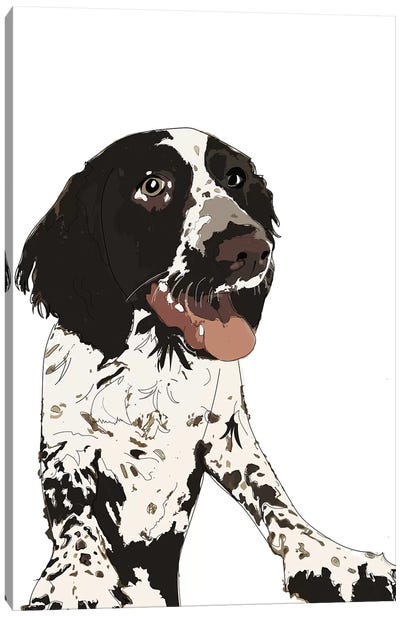 English Springer Spaniel II Canvas Art Print - Sketch and Paws