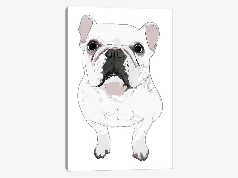 French Bulldog by Sketch and Paws 1-piece Canvas Art Print