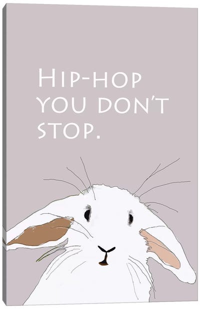 Hip Hop You Don't Stop Canvas Art Print - Sketch and Paws