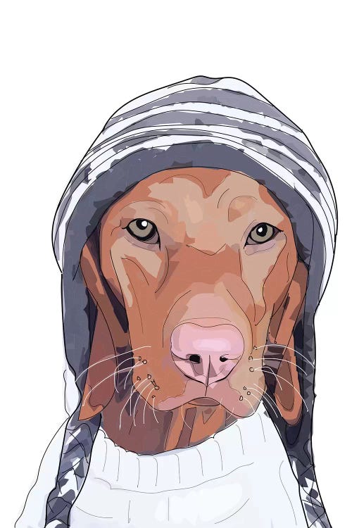 Hipster Vizsla Beanie