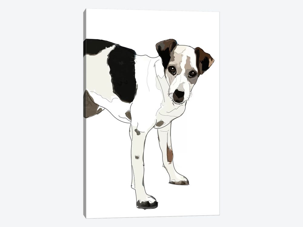 Jack Russell Terrier by Sketch and Paws 1-piece Canvas Artwork