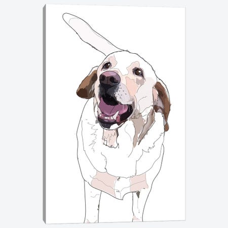 Labrador I Canvas Print #SAP78} by Sketch and Paws Art Print