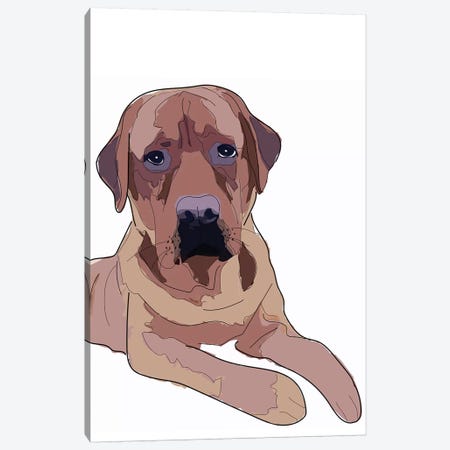 Labrador II Canvas Print #SAP79} by Sketch and Paws Canvas Print