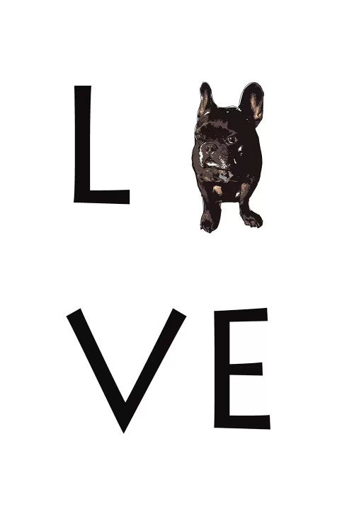 Love Your Dog Frenchie Black