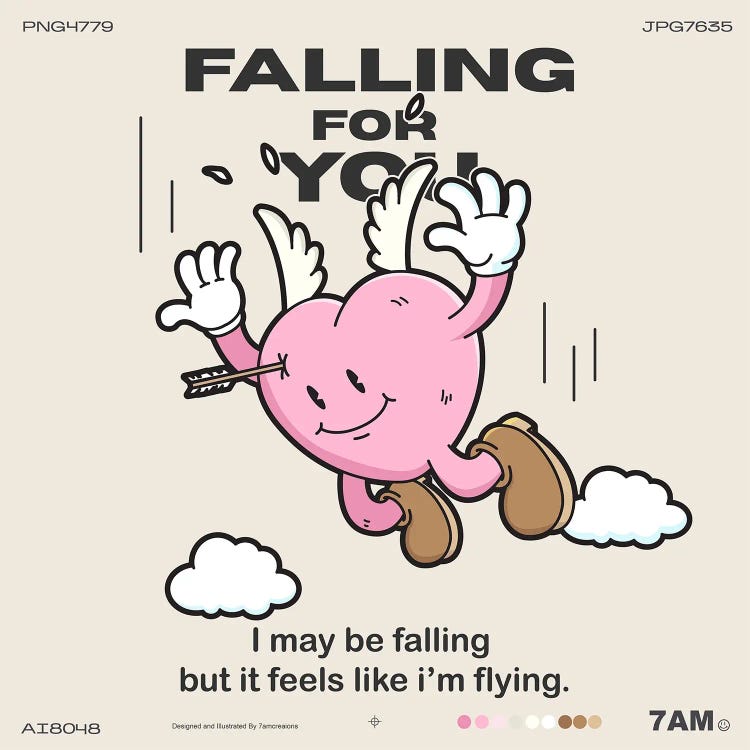 Falling For You by 7amCreations wall art