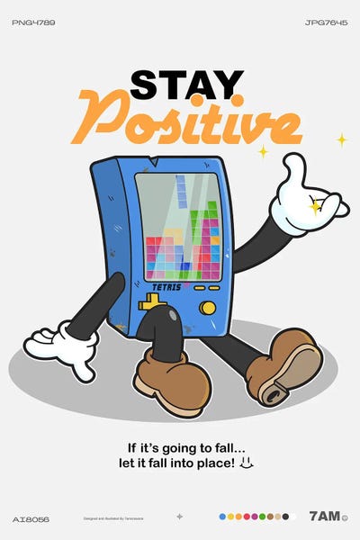 Video Games: Stay Positive by 7amCreations