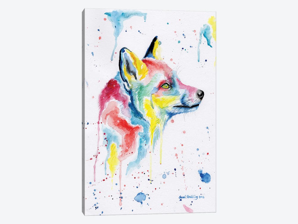 Fox Dream by Sarah Stribbling 1-piece Canvas Print