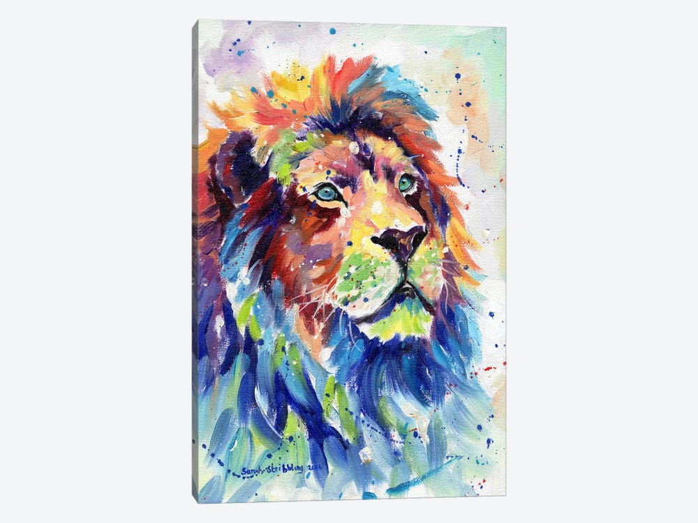 African Lion Dream by Sarah Stribbling 1-piece Canvas Art