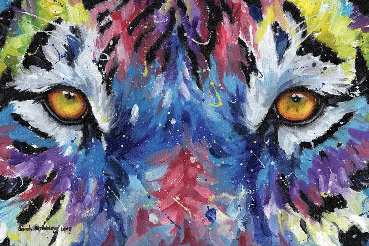 watercolor tiger eye