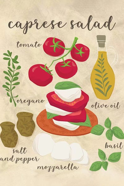 Fresh Flavors I by Dana Saulnier canvas print