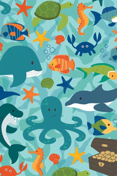 Pink Light Studio: Sea Creatures by Dana Saulnier