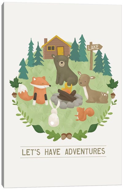 Forest Adventure II Canvas Art Print