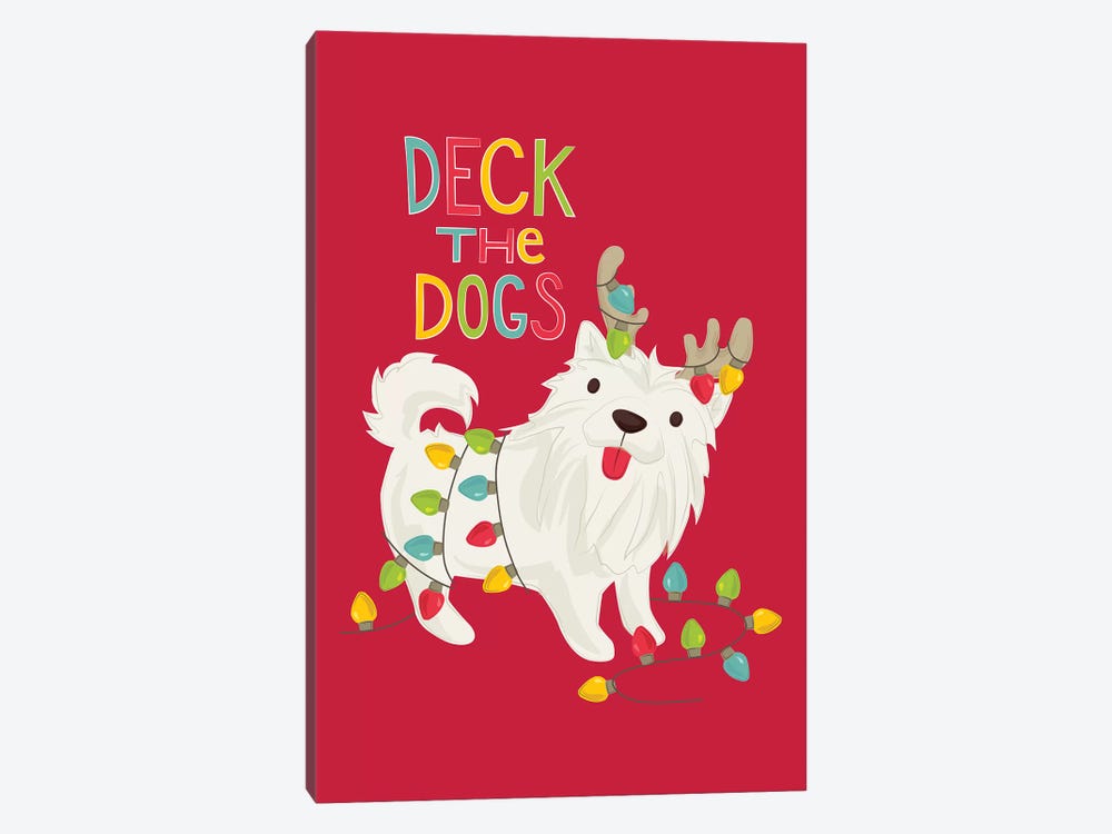 Deck The Dogs I by Dana Saulnier 1-piece Canvas Print