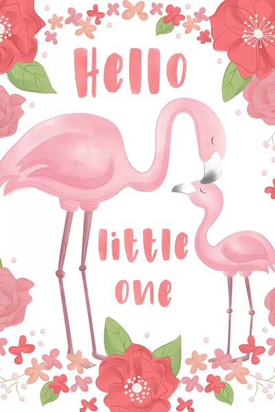 Flamingo Dreams I by Dana Saulnier canvas print