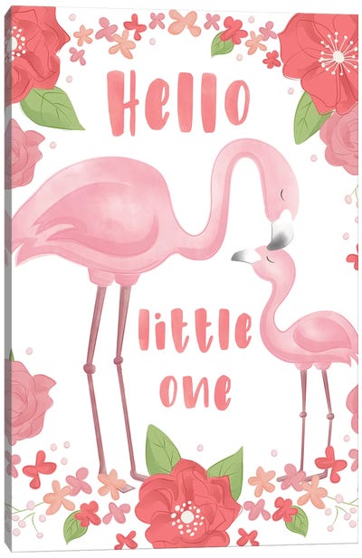 Flamingo Dreams I Canvas Art Print