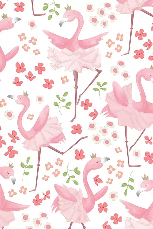 Flamingo Dreams II by Dana Saulnier wall art