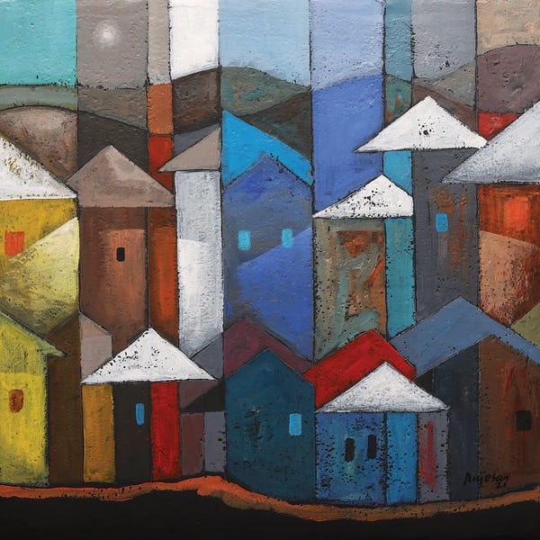 Fine Art Meets Folk: Country Side II by Segun Aiyesan