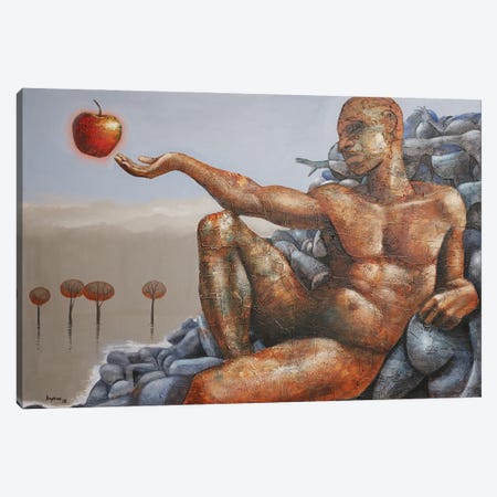 Adam’s Apple Canvas Print #SAY15} by Segun Aiyesan Canvas Print