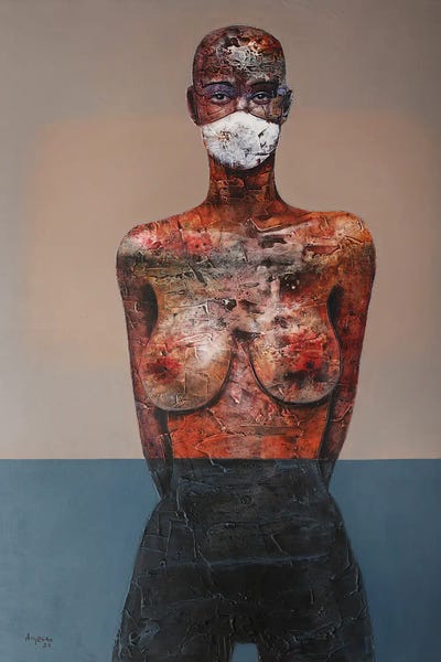 Speakless by Segun Aiyesan art print