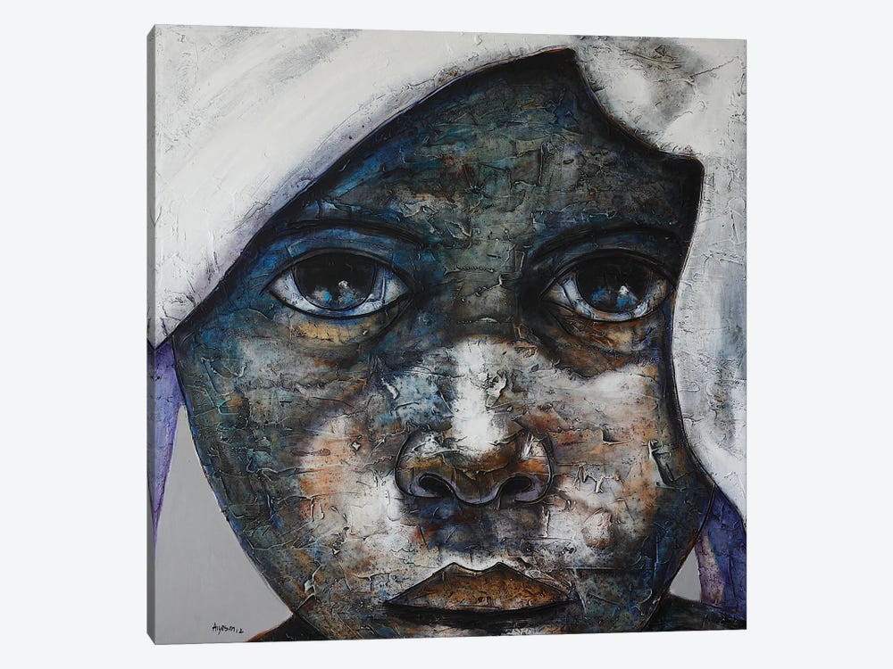 Blue Shade by Segun Aiyesan 1-piece Canvas Art