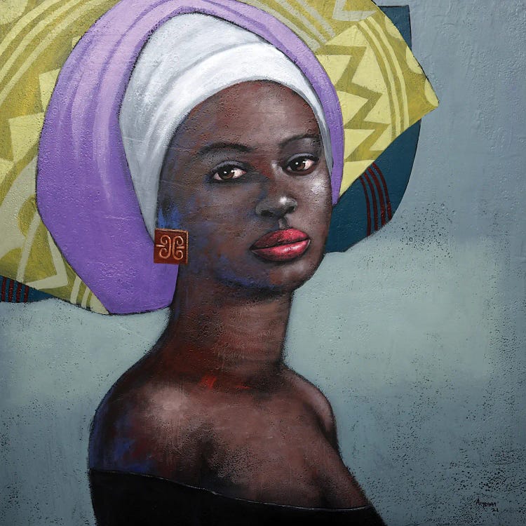Crowning Glory by Segun Aiyesan wall art