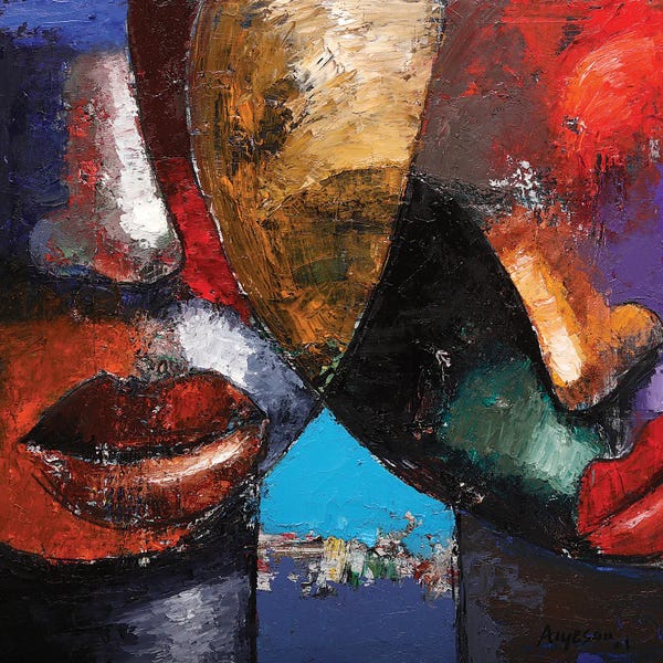 Romantic Bedroom (Couples): The Keepers I by Segun Aiyesan