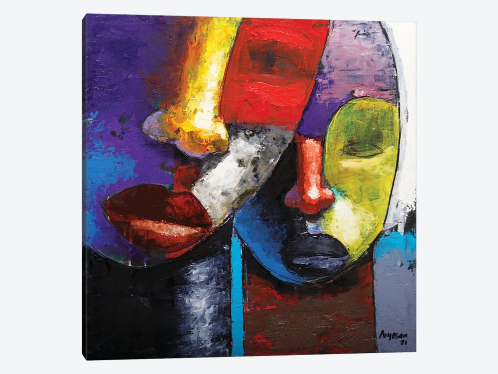 The Keepers III by Segun Aiyesan 1-piece Canvas Art