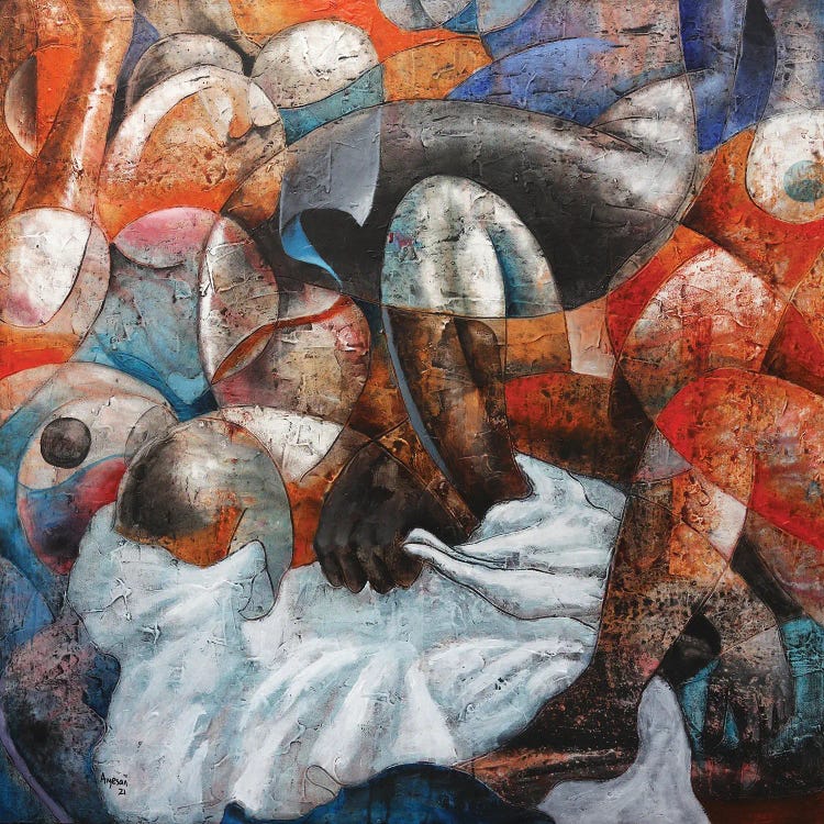White Robe by Segun Aiyesan wall art