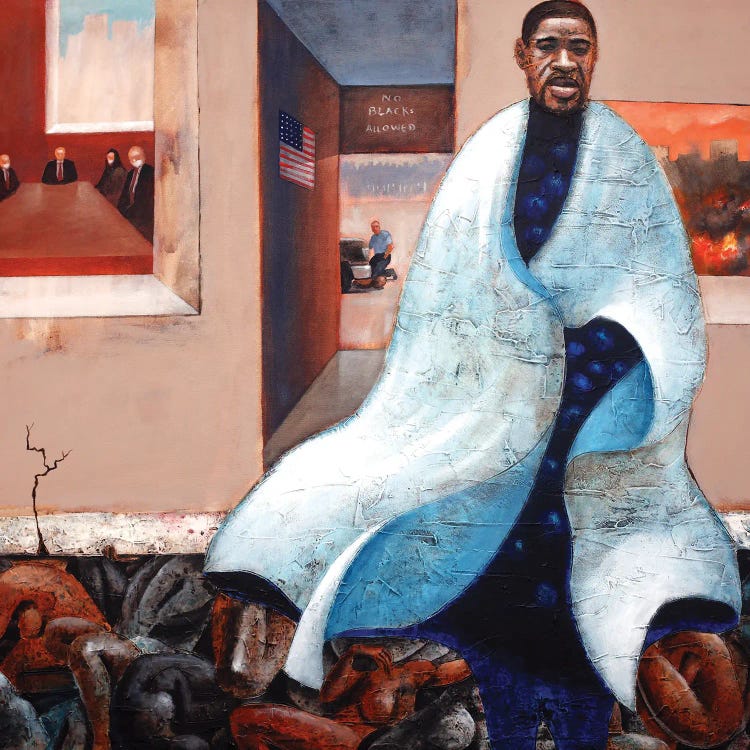 The Scourged by Segun Aiyesan wall art