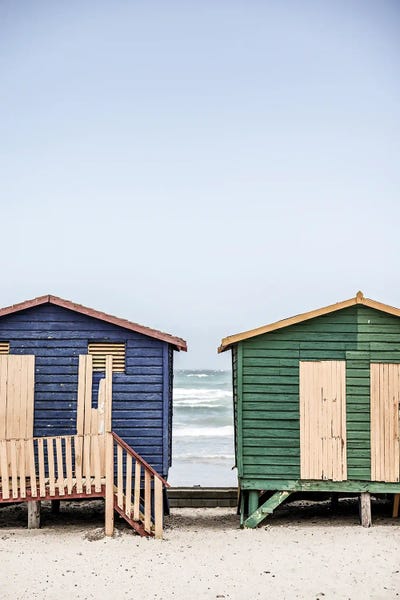 Blue & Green Hut by Shot by Clint canvas print
