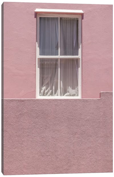 Pink Wall Canvas Art Print - Monochromatic Photography