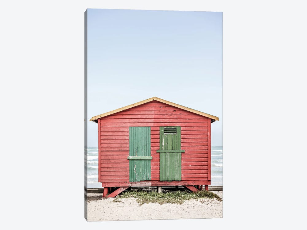 Red Hut by Shot by Clint 1-piece Canvas Art Print
