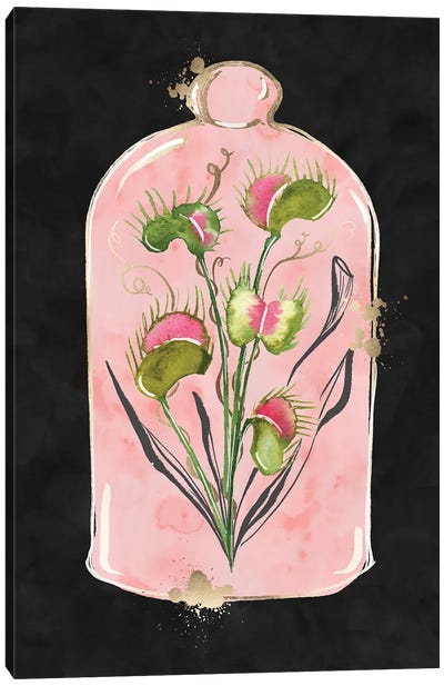 Pretty Scary Venus Flytrap Canvas Art Print - Sara Berrenson