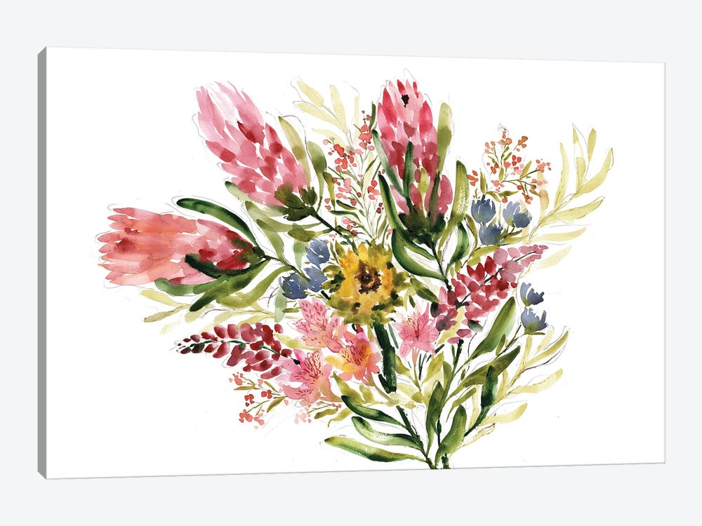Protea Bouquet by Sara Berrenson 1-piece Art Print