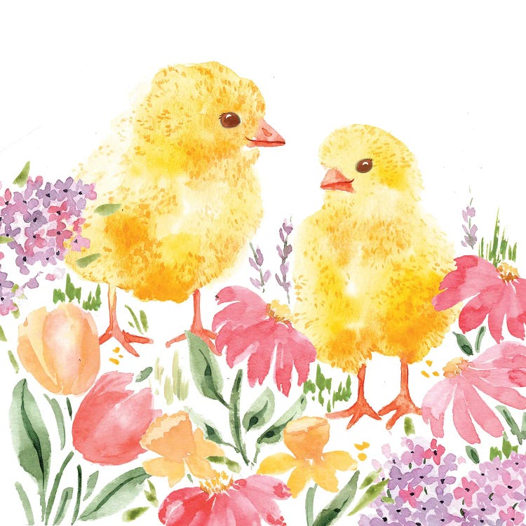 Chicks Garden by Sara Berrenson wall art