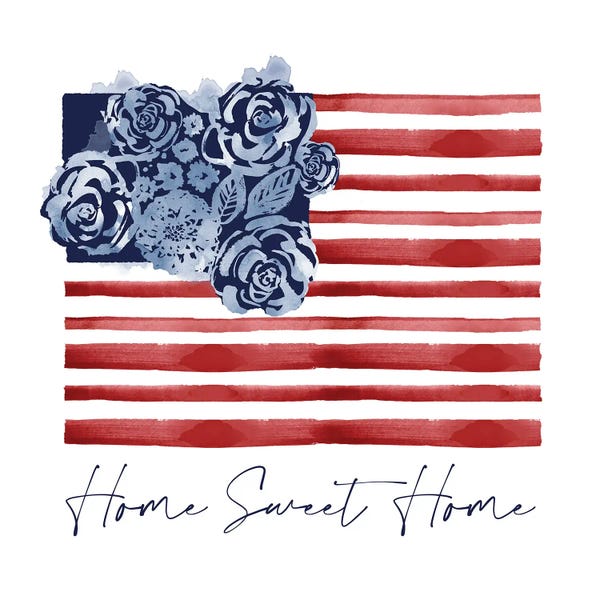 Sara Berrenson: Floral Flag by Sara Berrenson